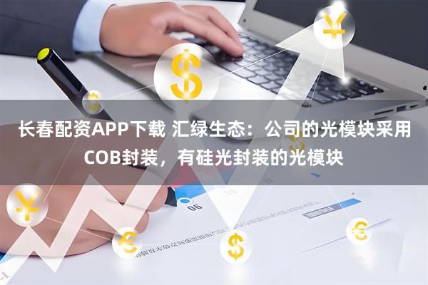 长春配资APP下载 汇绿生态：公司的光模块采用COB封装，有硅光封装的光模块