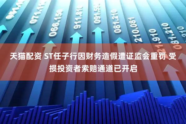 天猫配资 ST任子行因财务造假遭证监会重罚 受损投资者索赔通道已开启